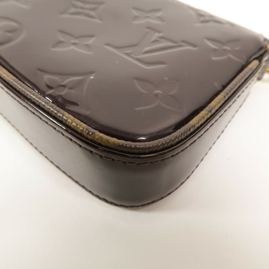 LOUIS VUITTON Monogram Vernis Mini Pochette Accessoires手拿包-10