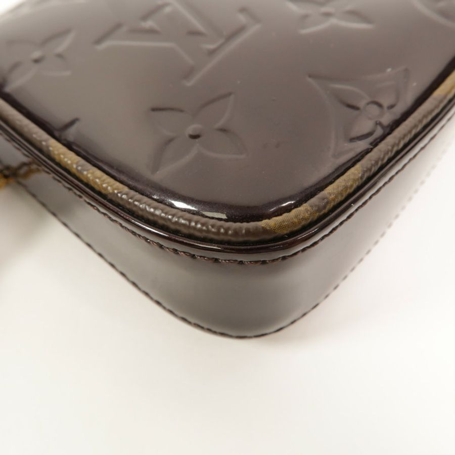 LOUIS VUITTON Monogram Vernis Mini Pochette Accessoires手拿包-11