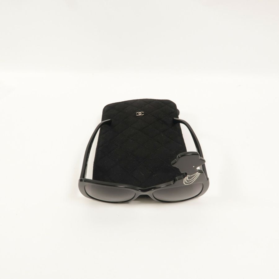 CHANEL Acetate Coco Chanel silhouette太陽眼鏡-9
