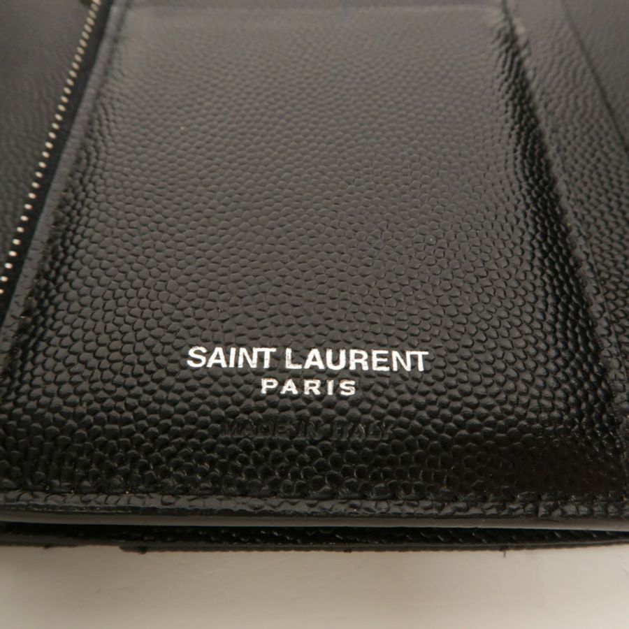 SAINT LAURENT 羊皮皮革Cassandre錢包-8