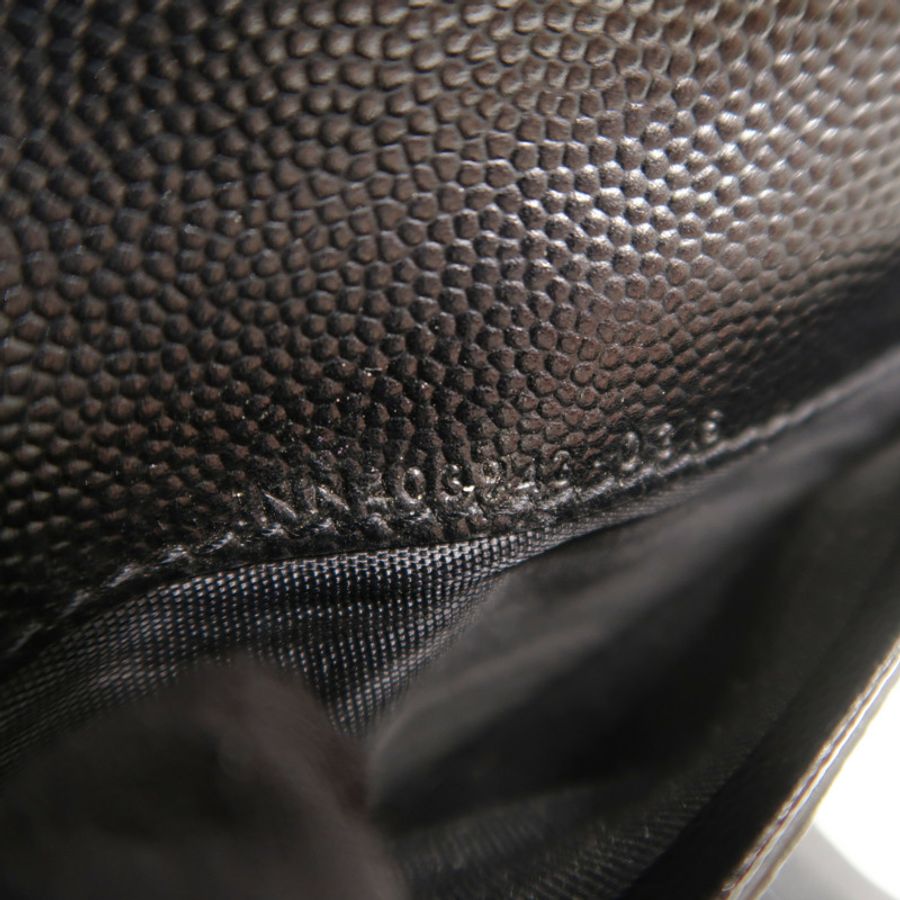SAINT LAURENT 羊皮皮革Cassandre錢包-9