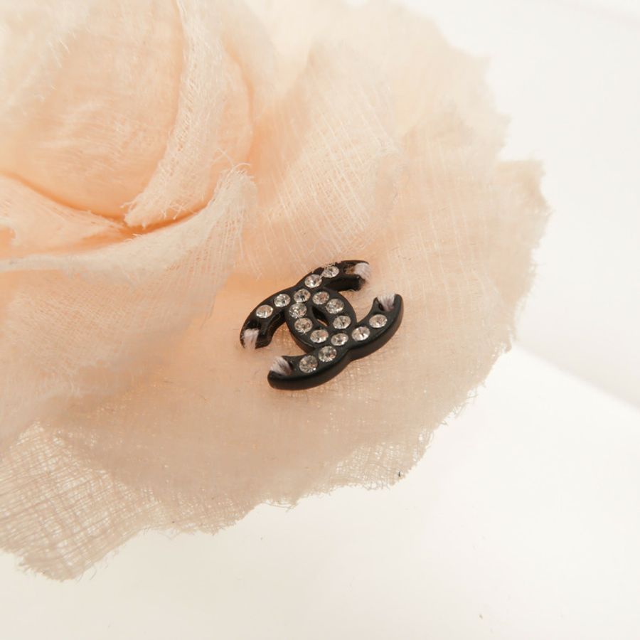 CHANEL 布料/金屬Chanel Camelie Brooch胸針-3