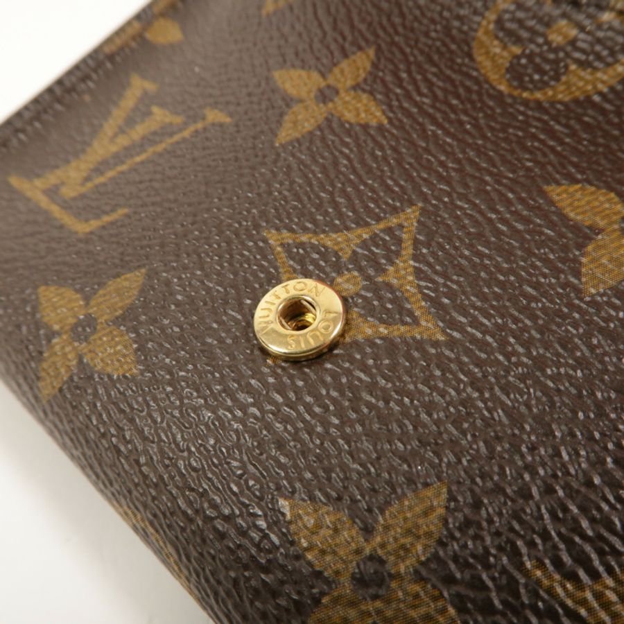 LOUIS VUITTON Monogram Portfeuil Victorine錢包-15
