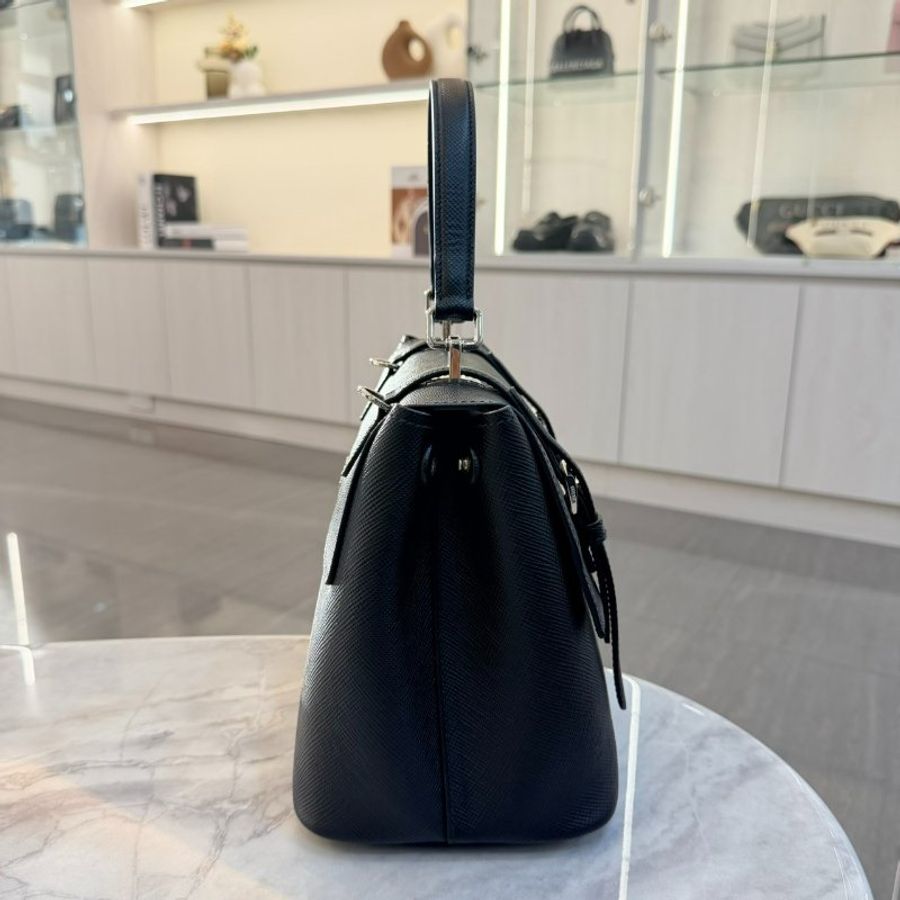 *SHIHNA名牌精品*Prada Saffiano 皮革兩用提包-3