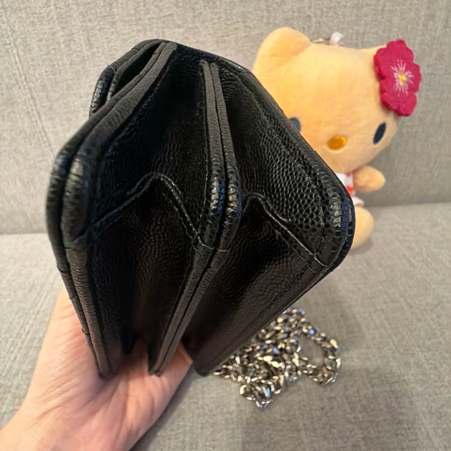 CHANEL 黑銀鏈包-13