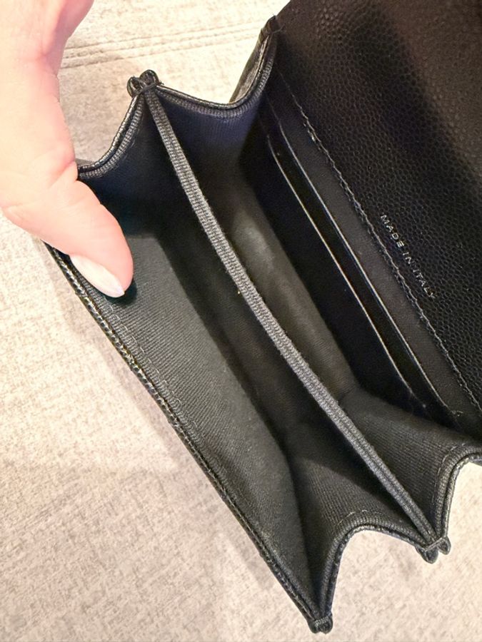 CHANEL 黑銀鏈包-16