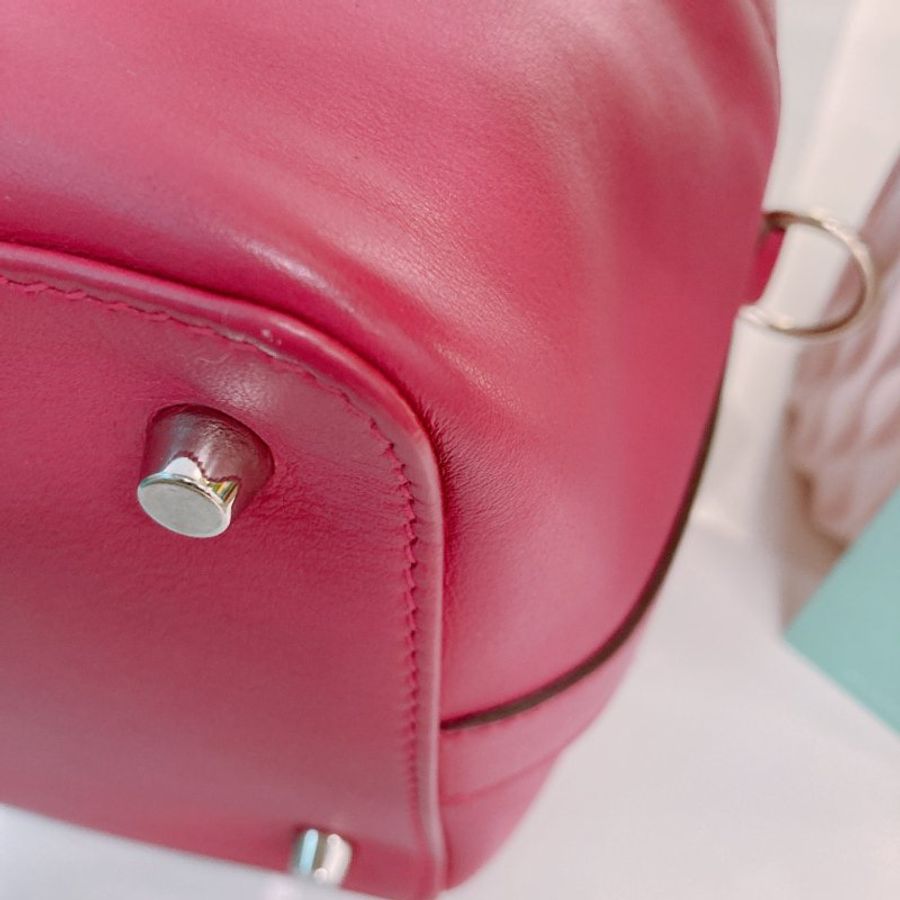 MS0772 Hermes 愛馬仕小號吐司包包 Toolbox Small 20cm Swift L3 Rose Pourpre x PHW-23