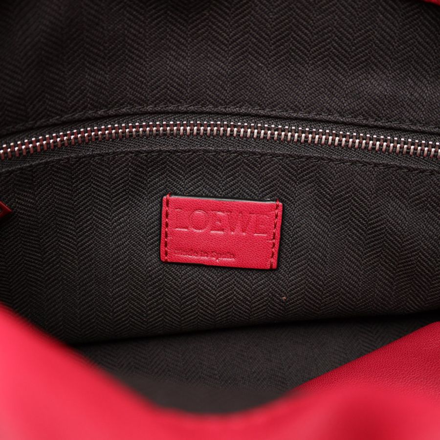 Flamenco Knot 肩背包 紅色 牛皮【LOEWE 羅威】 334.87.K63-3