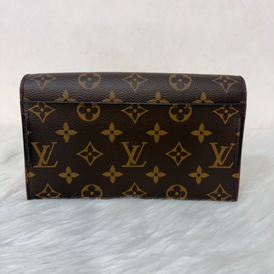 LV M68549 S LOCK 老花金扣皮帶腰包 腰帶90cm 霹靂包 麻將包-3