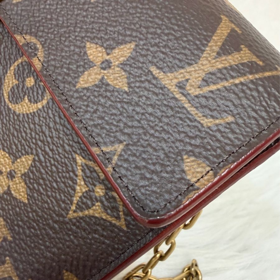 LV M68549 S LOCK 老花金扣皮帶腰包 腰帶90cm 霹靂包 麻將包-16