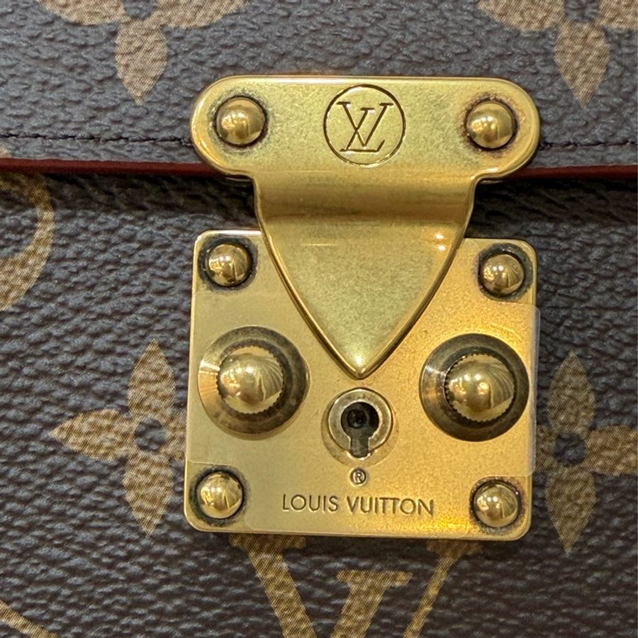 LV M68549 S LOCK 老花金扣皮帶腰包 腰帶90cm 霹靂包 麻將包-20