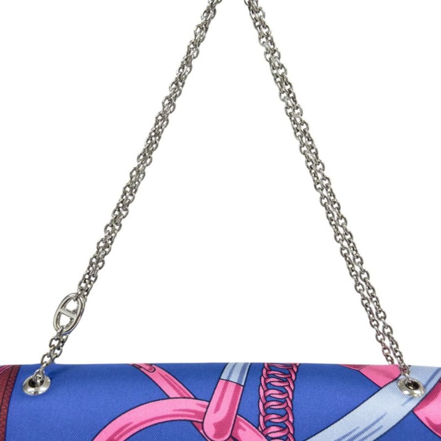 HERMES *罕有* Catenina 真󠄉絲 豬鼻子🐽 鏈條包 框N刻-2