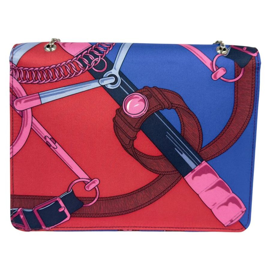 HERMES *罕有* Catenina 真󠄉絲 豬鼻子🐽 鏈條包 框N刻-7
