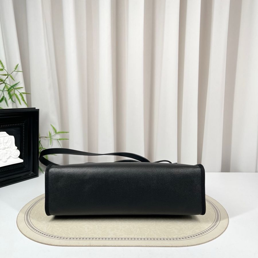 HERMES愛馬仕 U刻 herbag31 黑銀防水布款 子母袋-4