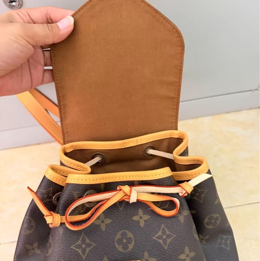 【肯豆同款雙肩包🎒全網最便宜✨】LV Montsouris 中古 雙肩包|背包|上班包|電腦包|旅行包|中號-10