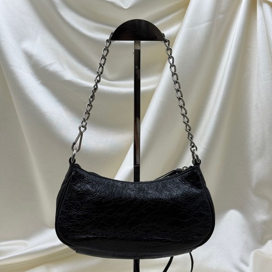 Balenciaga巴黎世家 Le Cagole機車餃子包月牙包-3
