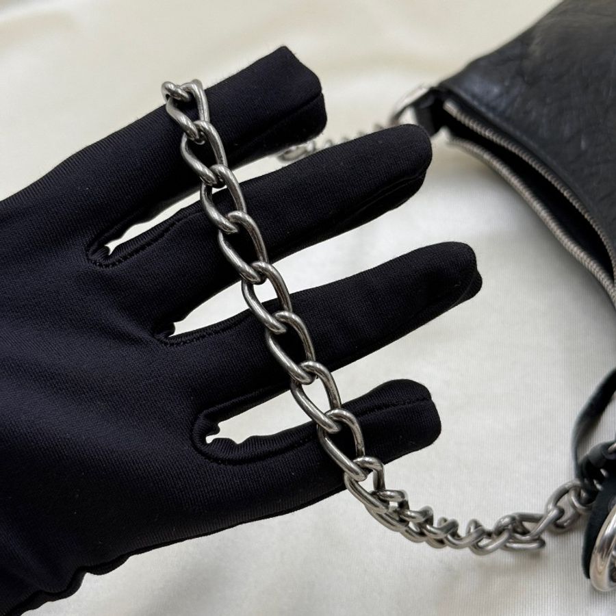 Balenciaga巴黎世家 Le Cagole機車餃子包月牙包-8
