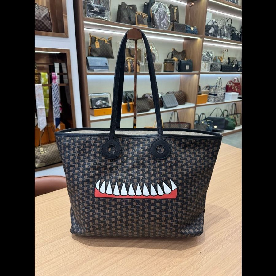 Moynat/莫奈老花托特購物袋兼腋下包-2