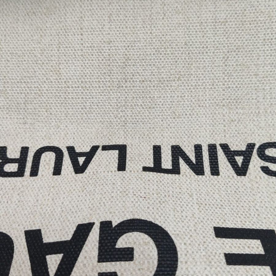 Saint Laurent Rive Gauche帆布塗佈帆布字母印花單肩包-12