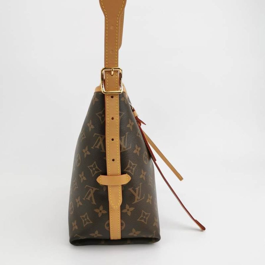 Louis Vuitton (LV) CarryAll小號植鞣革Monogram印花子母包肩包-3