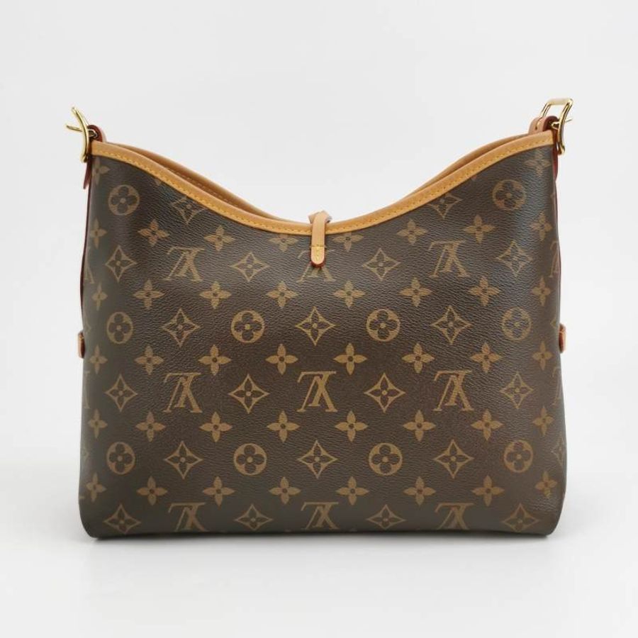 Louis Vuitton (LV) CarryAll小號植鞣革Monogram印花子母包肩包-4