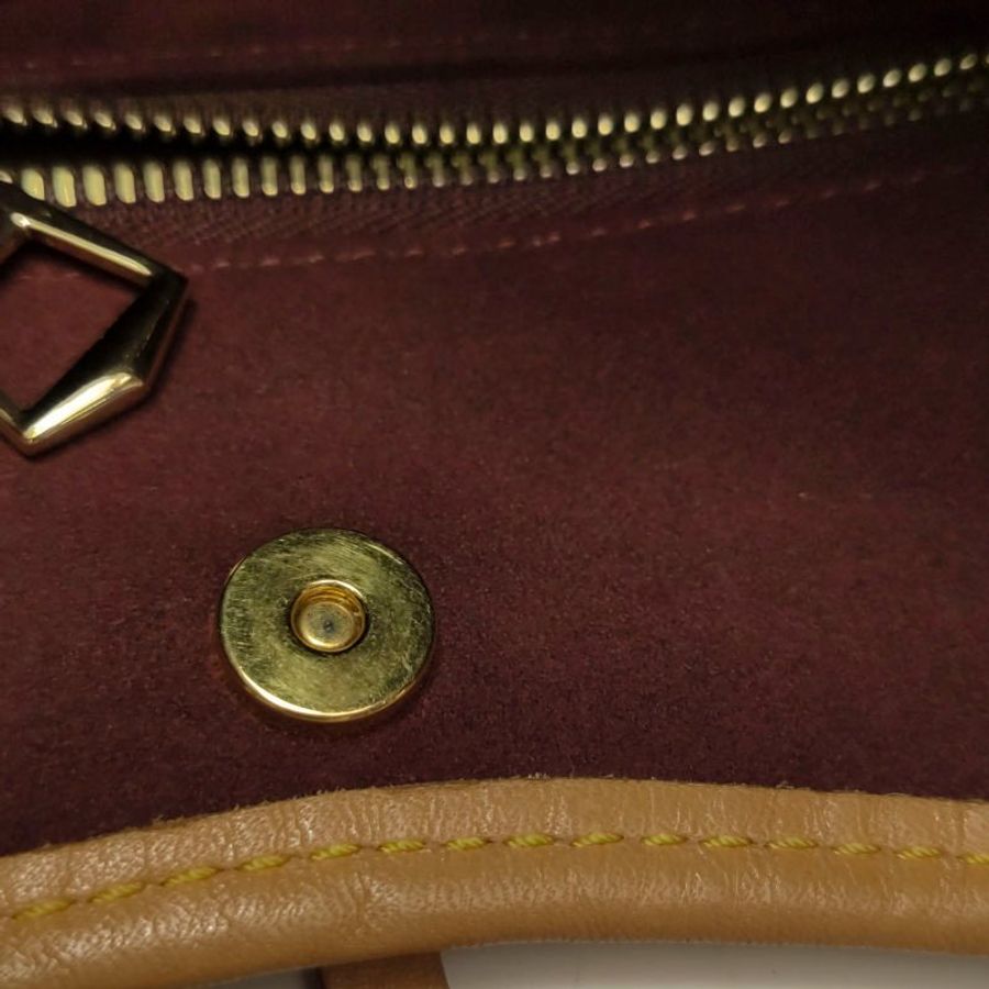 Louis Vuitton (LV) CarryAll小號植鞣革Monogram印花子母包肩包-12