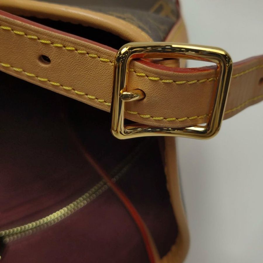 Louis Vuitton (LV) CarryAll小號植鞣革Monogram印花子母包肩包-13