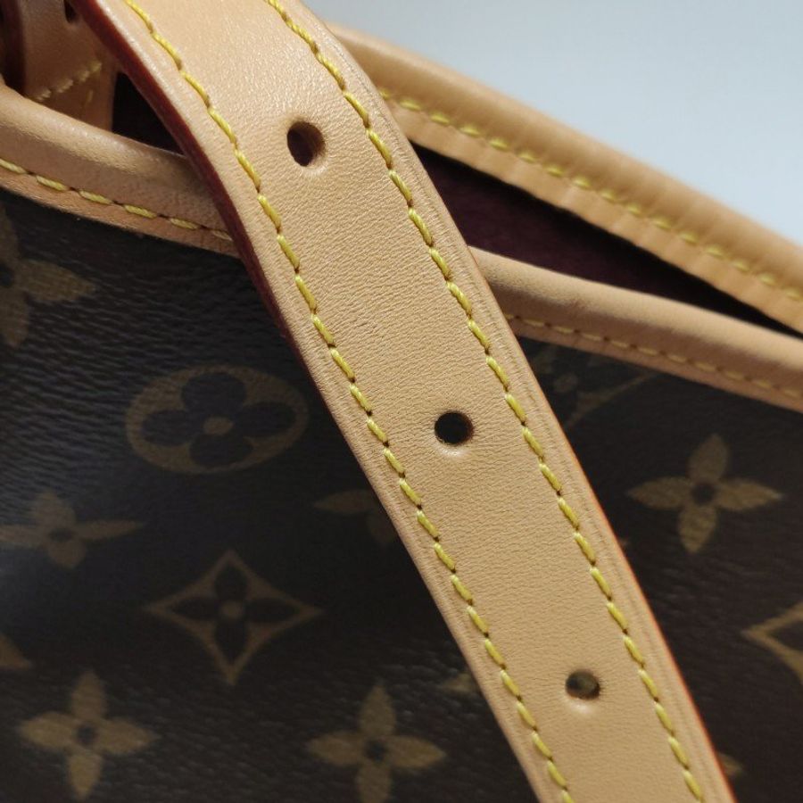 Louis Vuitton (LV) CarryAll小號植鞣革Monogram印花子母包肩包-17