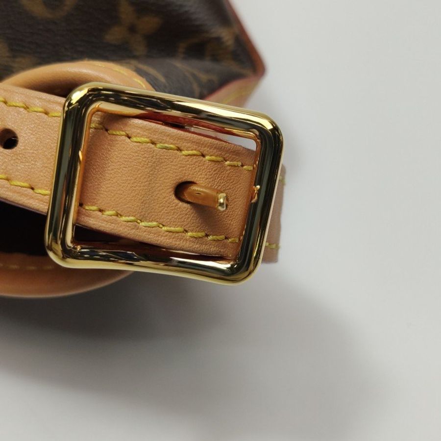 Louis Vuitton (LV) CarryAll小號植鞣革Monogram印花子母包肩包-19