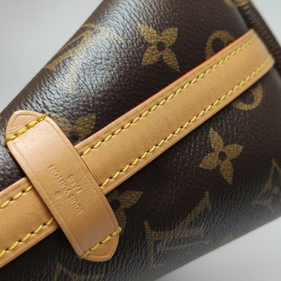 Louis Vuitton (LV) CarryAll小號植鞣革Monogram印花子母包肩包-20