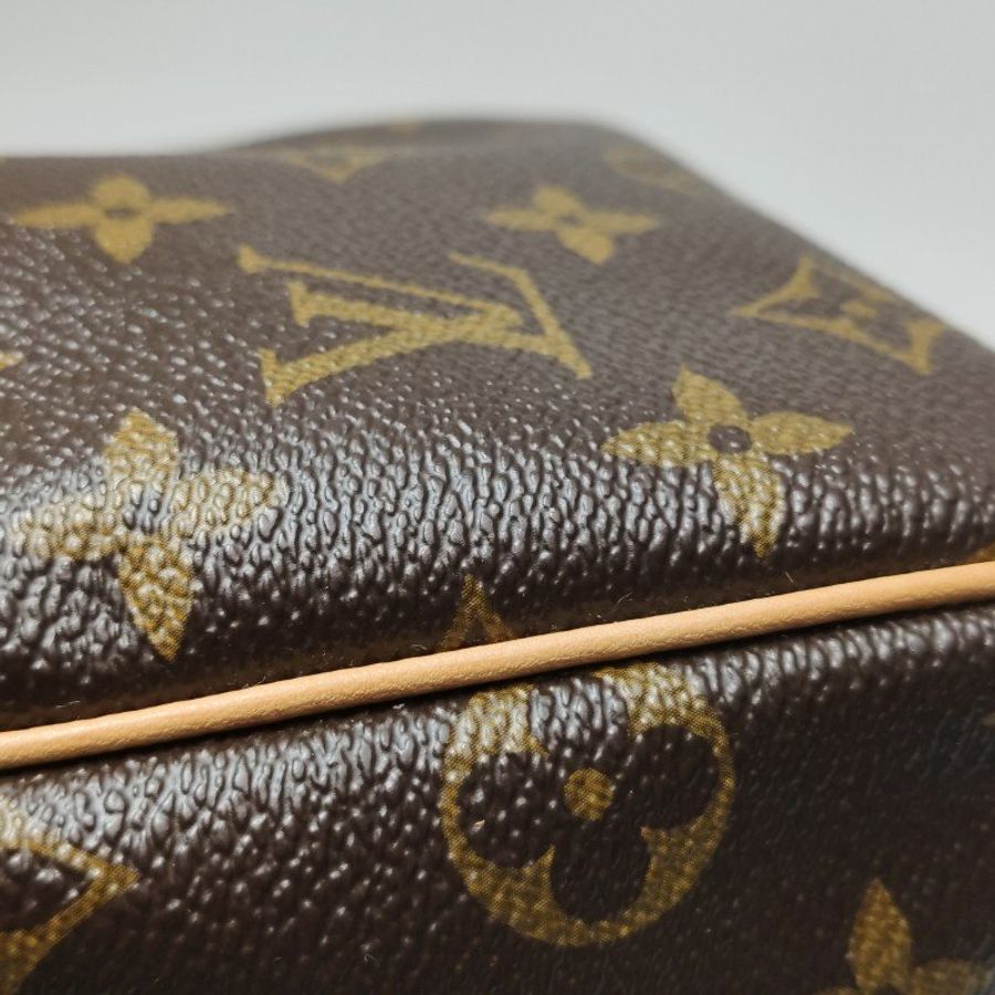 Louis Vuitton (LV) Speedy25植鞣革Monogram印花波士頓包手提包晶片款-17