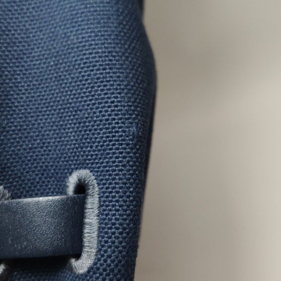 Hermes Herbag31子母包斜背包單肩包Hunter牛皮帆布金扣7U海軍藍藍色Z刻-16