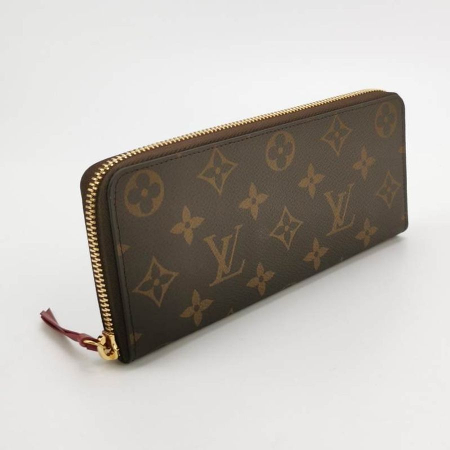 Louis Vuitton (LV) ClémenceMonogram印花環繞拉鍊皮夾晶片款-2