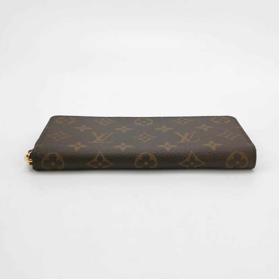 Louis Vuitton (LV) ClémenceMonogram印花環繞拉鍊皮夾晶片款-4