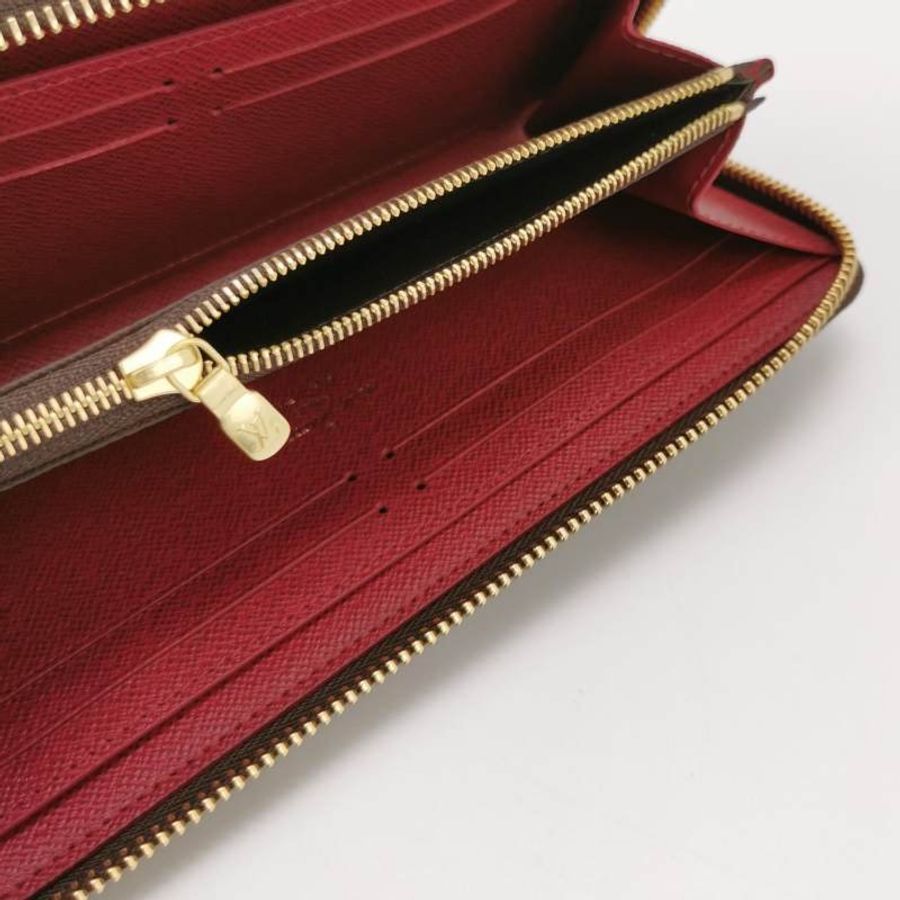 Louis Vuitton (LV) ClémenceMonogram印花環繞拉鍊皮夾晶片款-5