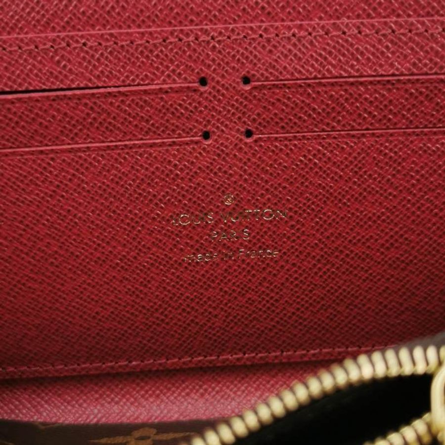 Louis Vuitton (LV) ClémenceMonogram印花環繞拉鍊皮夾晶片款-6