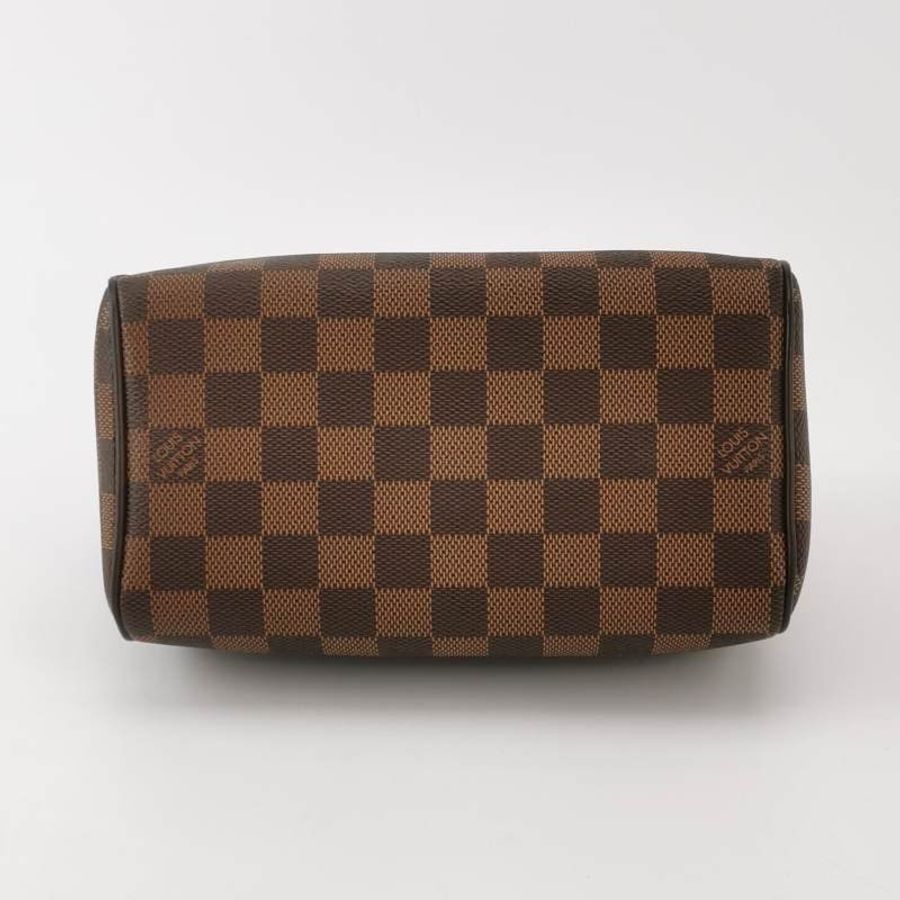 Louis Vuitton (LV) Speedy20牛皮棋盤格波士頓包肩包晶片款-5
