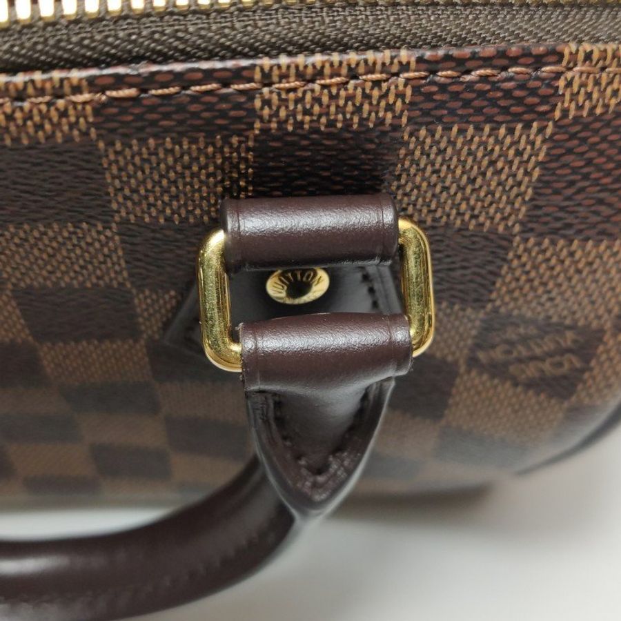 Louis Vuitton (LV) Speedy20牛皮棋盤格波士頓包肩包晶片款-14
