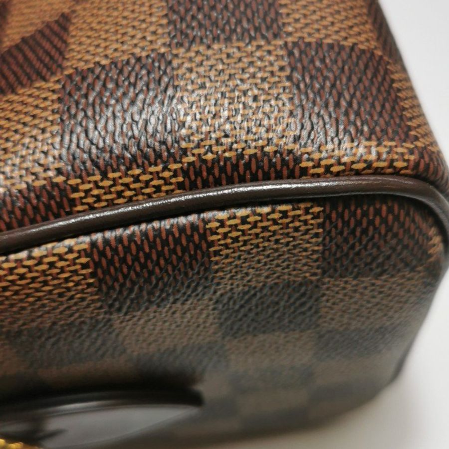 Louis Vuitton (LV) Speedy20牛皮棋盤格波士頓包肩包晶片款-21