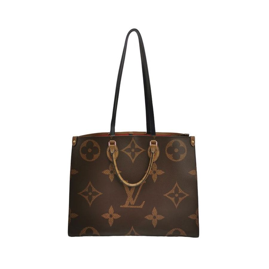Louis Vuitton (LV) Onthego大號牛皮Gaint Monogram托特包肩肩包晶片款-0