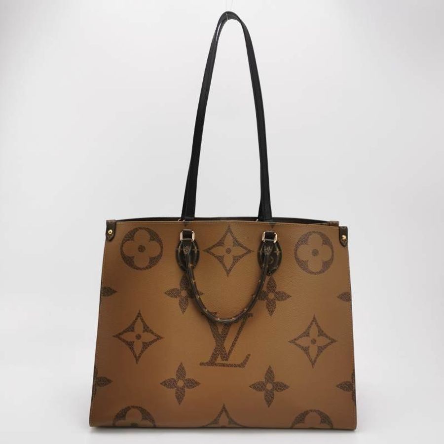 Louis Vuitton (LV) Onthego大號牛皮Gaint Monogram托特包肩肩包晶片款-4