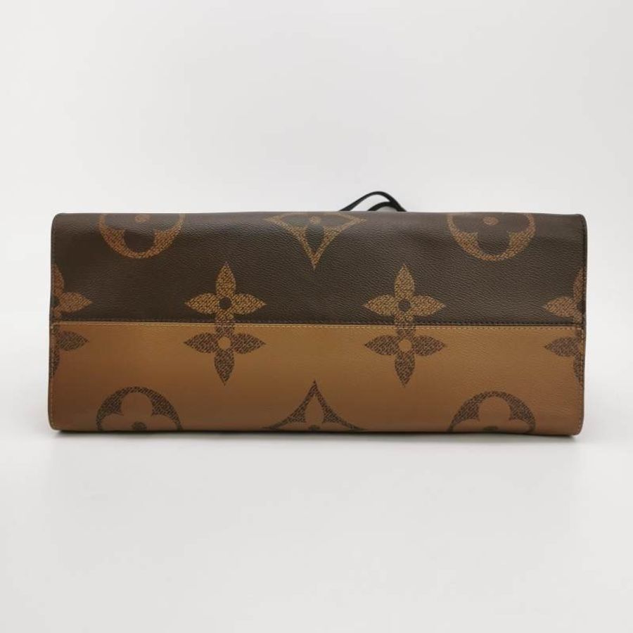 Louis Vuitton (LV) Onthego大號牛皮Gaint Monogram托特包肩肩包晶片款-5