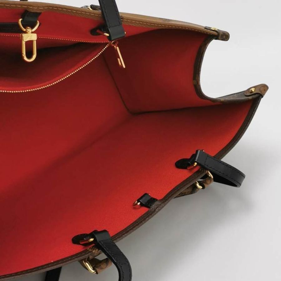 Louis Vuitton (LV) Onthego大號牛皮Gaint Monogram托特包肩肩包晶片款-6