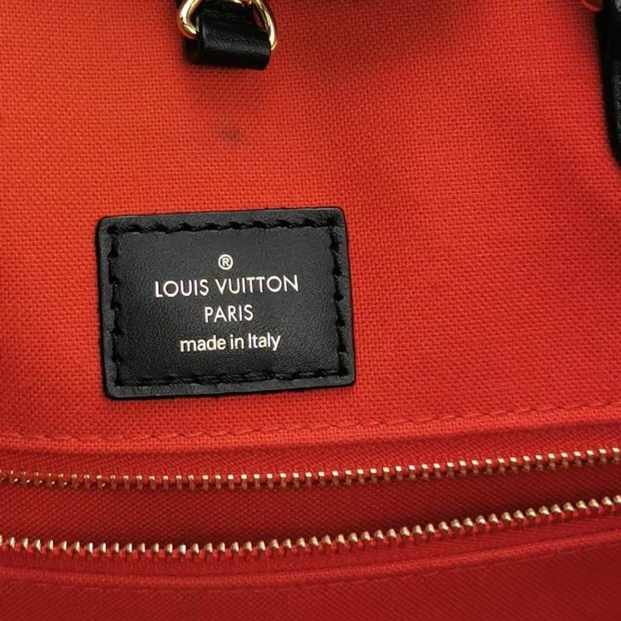 Louis Vuitton (LV) Onthego大號牛皮Gaint Monogram托特包肩肩包晶片款-7