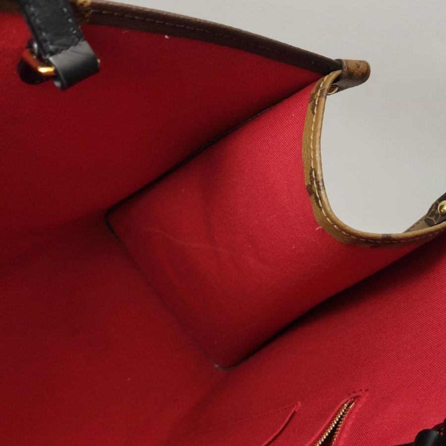 Louis Vuitton (LV) Onthego大號牛皮Gaint Monogram托特包肩肩包晶片款-10