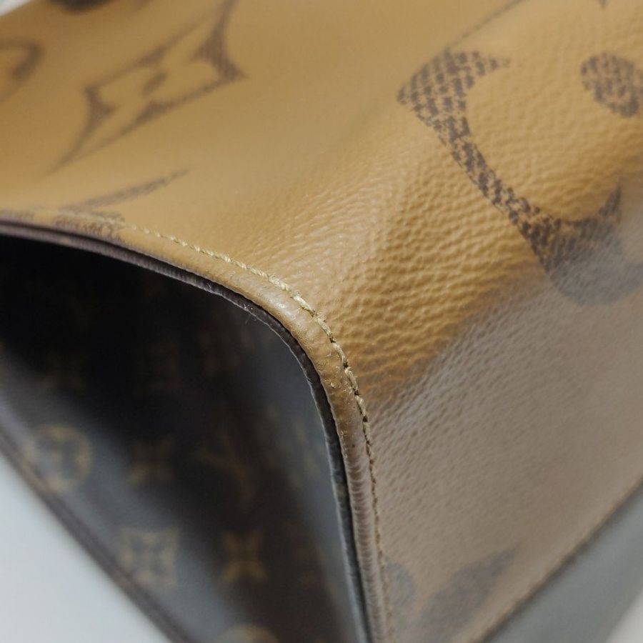 Louis Vuitton (LV) Onthego大號牛皮Gaint Monogram托特包肩肩包晶片款-18