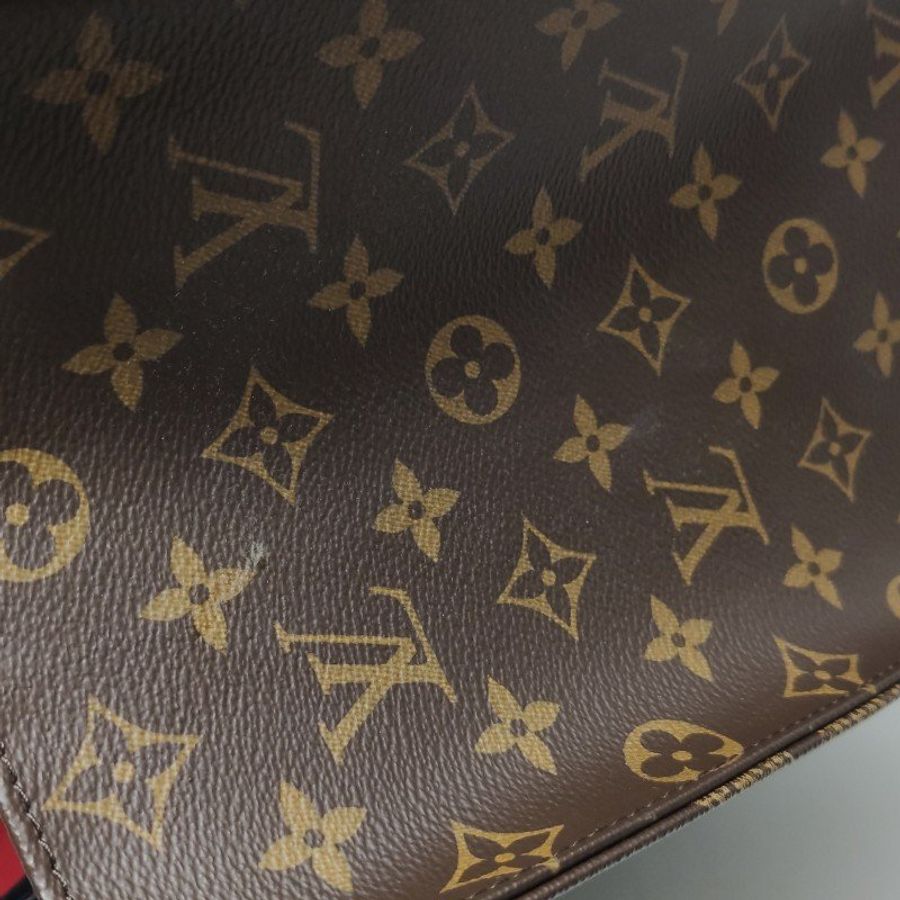 Louis Vuitton (LV) Onthego大號牛皮Gaint Monogram托特包肩肩包晶片款-20