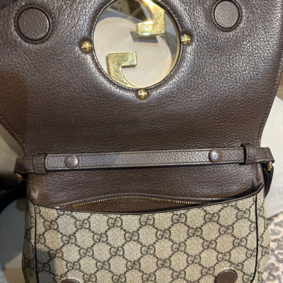 Gucci Blondie 金鏈包 雙背帶-15