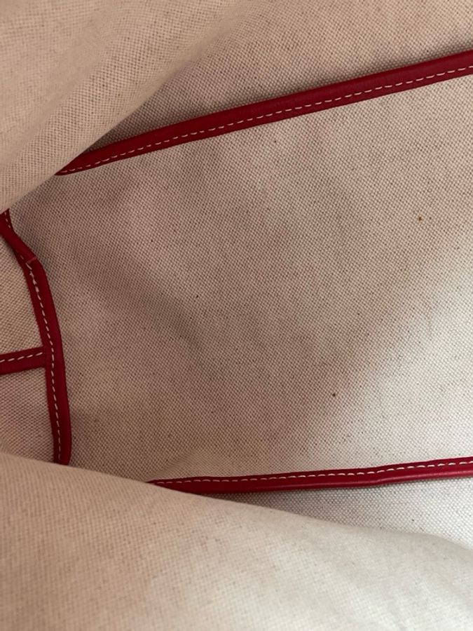 ❤️ Goyard戈雅 紅色 經典老花滿印單肩包子母包-6