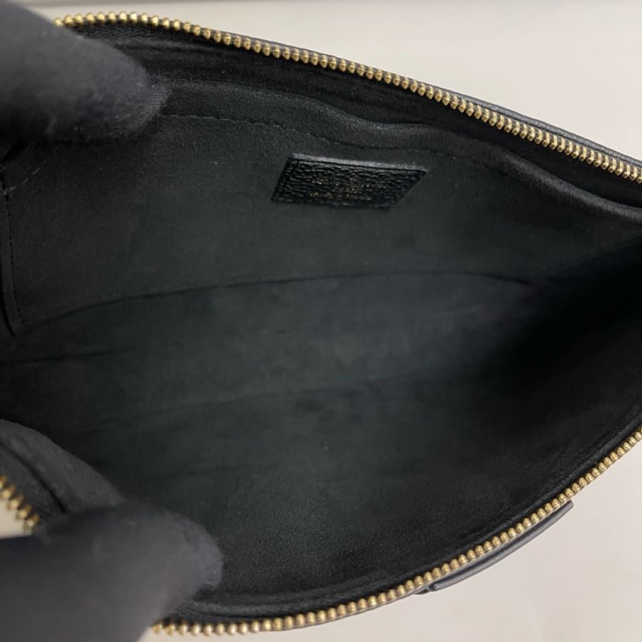 Louis Vuitton 路易威登 黑色全皮壓紋四合一 芯片款-7